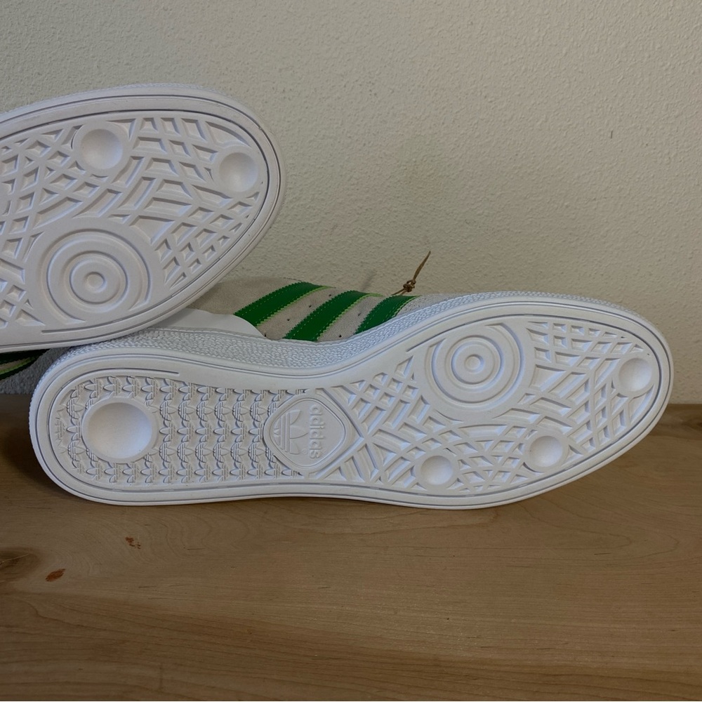 Adidas Busenitz Grey Suede Green Skateboarding Shoe - Size 9 - Picture 12 of 12